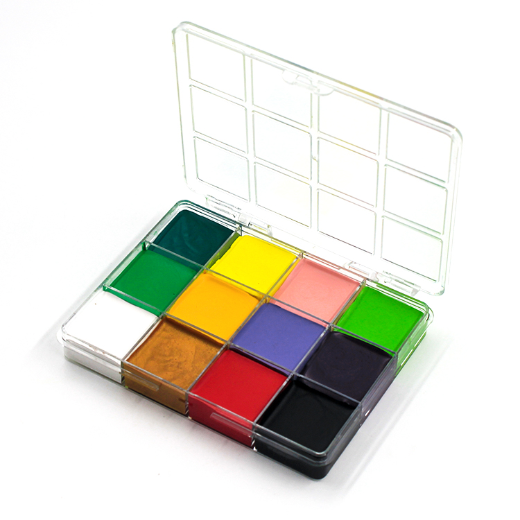 Kit De Pintura Profesional Para Rostro Y Cuerpo, Paleta De Maquillaje Para Fiesta Para Ninos Escenario Artistico