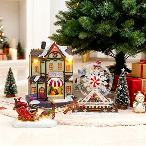 Sapin de Noël lumineux à LED en plastique, décoration moderne pour l'intérieur, salon, chambre, salle à manger - Product Image 5