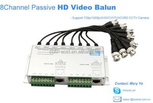 AOST-transmisor <span class=keywords><strong>balun</strong></span> de vídeo HD pasivo, <span class=keywords><strong>8</strong></span> canales, para cámara de seguridad AHD/TVI/CVI - Product Image 4