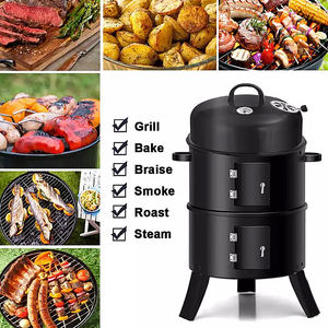 <span class=keywords><strong>XWX</strong></span> Vente chaude Barbecue de cuisine extérieur rond noir au charbon de bois - Product Image 3