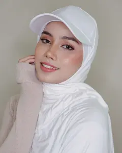 2022 nouvelle mode à la mode musulman Hijab avec casquette de Baseball instantané Jersey écharpe sport Hijab