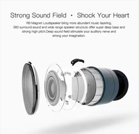 Étanche Mini A10 Métal Portable Sans Fil pour Haut-Parleur Bluetooth avec Haut-Parleur de Musique LED avec Communication WiFi