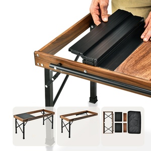 Sispeed Hout Loempia Igt Opvouwbare Tafel Camping <span class=keywords><strong>Outdoor</strong></span> Bbq Multifunctionele Igt Campingtafel - Product Image 3