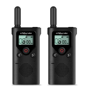 Desain baru Vhf Real Ptt akun WalkIe Talkie Handheld dua Hf sepak bola komunikasi wasit Twoway 2 cara Radio