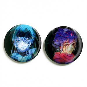 Offre Spéciale : Badges Émaillés Personnalisés <span class=keywords><strong>3D</strong></span> Lenticulaires à Effet de Mouvement, Style <span class=keywords><strong>Manga</strong></span> Japonais, pour Anime et Dessins Animés – Vente en Gros, Idéal Cadeau - Product Image 1