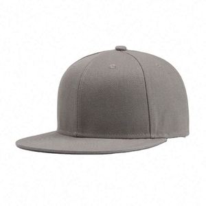 Casquette de baseball unisexe personnalisable avec logo, casquette snapback unie et simple, style hip-hop - Product Image 5