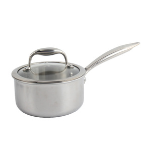 <b>Stainless</b> <b>Steel</b> <b>Saucepan</b> with Lid, Triply Thick Bottom Sauce Pan - Product Image 4