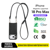 Casing Ponsel Kulit Multifungsi dengan Kantung Kartu Magnetik Lepas Pasang untuk iPhone 18 17 16 15 14 13 Pro Max