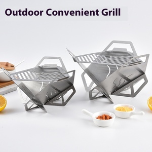 Grill d'extérieur miniature pratique en acier inoxydable, nouveau design, détachable, avec revêtement en poudre, réglable, au <span class=keywords><strong>propane</strong></span>, pour le camping - Product Image 2