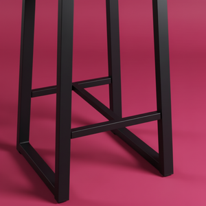 Tabouret de bar en métal minimaliste moderne pour usage intérieur-extérieur École Bureau Maison Centre commercial Cuisine Salle à manger - Fabriqué au Vietnam Vente en gros - Product Image 1