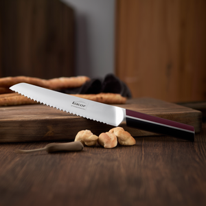 Coltello da Pane Lacor Elite 10 Pollici Seghettato in Acciaio Inossidabile per Cucina - Product Image 3