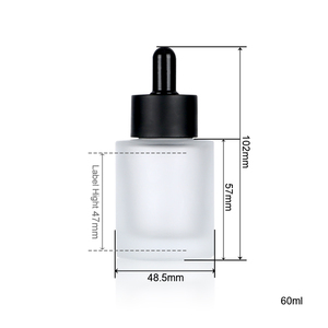 40ml 60ml 130ml 50g Luxury Cylinder Skincare Serum Oil <b>Dropper</b> Glass Cosmetics Skincare Essential Oil <b>Bottle</b> - Product Image 5