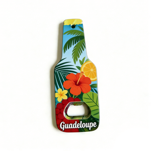 Ouvre-bouteille magnétique décoratif souvenir paysager multi-villes Guadeloupe <span class=keywords><strong>Mexique</strong></span> Bruxelles pour réfrigérateur - Product Image 6