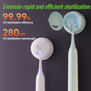 Mini <b>UV</b> Electric Toothbrush <b>Sterilizer</b> Holder Toothbrush Disinfection Set Wall-mounted Portable Toothbrush for <b>Sterilization</b> - Product Image 2