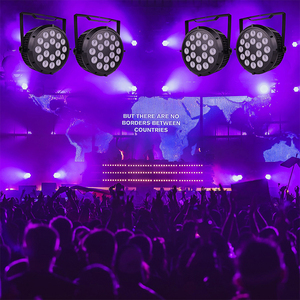 Lớn cái môi chất lượng cao lpc006 siêu sáng 18*10W RGBW hổ phách UV Vòng phẳng <span class=keywords><strong>LED</strong></span> mệnh ánh sáng Disco hiệu suất hộp đêm - Product Image 6