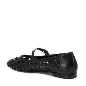 Ballerines pour femmes Carmela, noires, taille 38, talon plat, couleur noire - Product Image 3