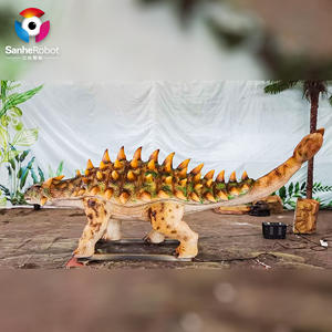 Ankylosaurus animatronique haut de gamme et réaliste pour le parc des dinosaures Dino World - Product Image 5