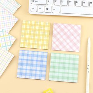 HengXin Memo <b>Pad</b> Loose Leaf Cute School Supplies Notepad With Grid Colorful Stationery 3*3inch - Product Image 1