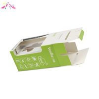 Boîtes d'emballage en carton ondulé brillant pour ampoules LED, avec logo personnalisé imprimé, revêtement UV imperméable et gaufrage, vente en gros