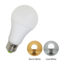 Ampoule LED intelligente WiFi A19 E27 dimmable 9W RGBCW AC120v/230v à changement de couleur 2700K-6500K compatible Bluetooth WiFi