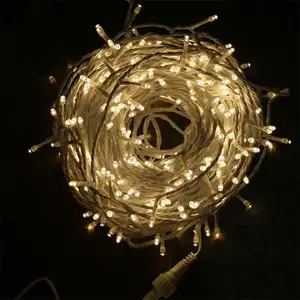 圣诞树花园婚礼派对装饰白色电缆 105 英尺 300 Led 灯串