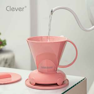 Clever Dripper Mr. Clever Factory Direct - Cafetera Manual de Color Rosa Sólido, Resistente a 100°C, para Cadenas de Restaurantes y Cafeterías - Product Image 3