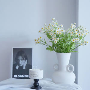 Горячая Распродажа искусственный цветок одна ромашка внутреннее украшение свадебные искусственные цветы ремесла - Product Image 3