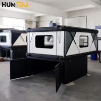 Auvent de camion en aluminium haute résistance Huntoo pour le camping en tout-terrain, coque de protection pour la benne du camion