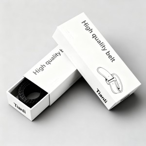Portefeuille pour <span class=keywords><strong>homme</strong></span> en impression numérique de luxe, boîte cadeau avec logo personnalisé, emballage en carton de luxe pour ceinture et portefeuille, revêtement UV, gaufrage - Product Image 6