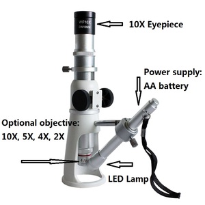 Boshida XC 100X 40X 50X โลหะแบบพกพาที่20X ช่องมองภาพและแบตเตอรี่ - Product Image 4