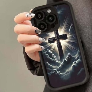 Glitter Sun <span class=keywords><strong>Cloud</strong></span> Print Ladder Case in stile TPU antiurto custodia per telefono cellulare per <span class=keywords><strong>Iphone</strong></span> X Xr Xs 11 12 13 14 16 17 Pro Max - Product Image 3