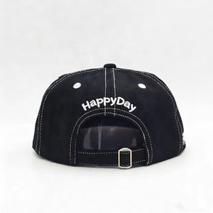 انخفاض موك نوعية جيدة حار بيع منتصف الملف الشخصي لوحة القطن تيليك كاب قابل للتعديل سناباك المطرزة غير منظم قبعة أبي - Product Image 2