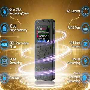 Grabadora de Voz Digital con Pantalla a Color, Reproductor MP3, Grabadora de Audio Portátil para Reuniones, Entrevistas de Estudiantes, Directo de Fábrica - Product Image 4