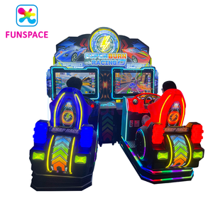 Funspace năng động chuyển động Ghế đồng tiền hoạt động Arcade trò chơi video lái xe mô phỏng hai người trò chơi đua xe máy cho trung tâm trò chơi - Product Image 3