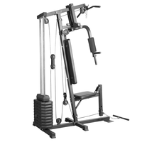 Station de musculation multifonctionnelle pour la maison avec pile de poids – Appareil de fitness pour entraînement à domicile