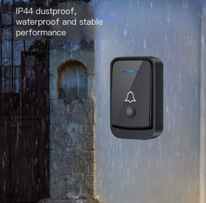 <span class=keywords><strong>Timbre</strong></span> Inalámbrico Moderno Aibont de Corriente Directa, Funciona con Baterías AAA*4, Requiere Batería de CC de 6V/12V/23A, Botón de Presión para Hoteles - Product Image 3