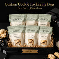 Sacs d'emballage personnalisés à fermeture éclair avec finition douce au toucher pour bonbons, snacks, biscuits et gâteaux – Sachets stand-up