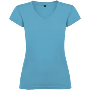 T-<b>shirt</b> a maniche corte con scollo a V da donna Victoria - Product Image 3