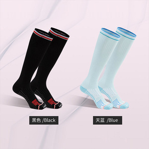 Pink Knee High <b>Compression</b> <b>Socks</b> For <b>Women</b> Soccer Training Support Ankle Protection Sport Wear - Product Image 4