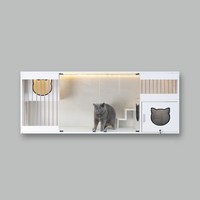 Nichoir et cage pour chien en bois pur, respirant, sans toxines ni pollution, avec fermeture à pression, prix abordable, stable et chaud