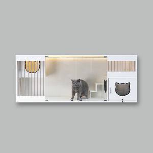 Casa y Jaula para Perros Cuadrada, de Madera Pura, Transpirable, con Cierre Deslizante, No Tóxica, Sin Contaminación, Precio Económico, Estable y Cálida - Product Image 3