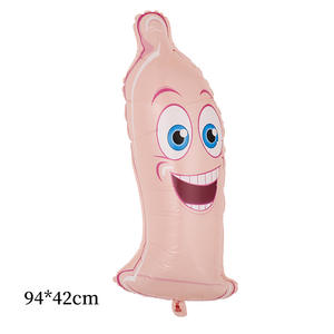 Sexy Folien ballons Adult Cartoon Lady Kondom Valentine Bachelor Party Dekorationen - Product Image 4