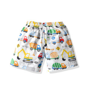 Nuevo Producto Ropa Infantil al por Mayor, Pantalones Cortos de Playa de Algodón con Estampado de Dibujos Animados para Niños en Verano - Product Image 1