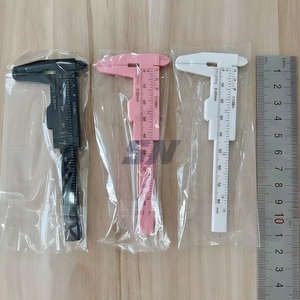 Calibrador Vernier de Plástico de 80 mm, Regla de Medición Pequeña para Belleza, Joyería, Oficina, Herramienta de Pintura - Product Image 2