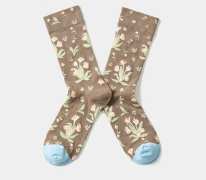 KT-T250098 Người Đàn Ông Của Giữa Ống Vớ Hay Quái Ong Hoa Mô Hình Siêu Thoải Mái Thoáng Khí Mềm Mại Co Giãn Unisex Của Phụ Nữ Vớ - Product Image 6