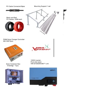 Sistema de Almacenamiento de Energía Solar Fuera de la Red Vmaxpower de 10kw, Conjunto Completo de Equipos con Baterías de Plomo-Ácido - Product Image 5