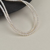 Perles rondes d'eau douce naturelles de 3-4 mm et 4-5 mm en gros pour la fabrication de bijoux faits main