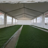 Tente de réception en acier Suihe personnalisée pour événements de luxe en plein air, mariages, avec installation facile et garantie d'un an
