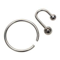Sons urétraux En Acier Inoxydable Hommes Bouchons De Pénis Dilatateur Cathéter Double Tête Perles Urétrales Pénis Cock Rings