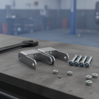 Nouveau kit de levage arrière en acier ALK-233-C de 2 pouces avec garantie de 12 mois pour les camions Chevrolet Colorado et GMC Canyon 2004-2019